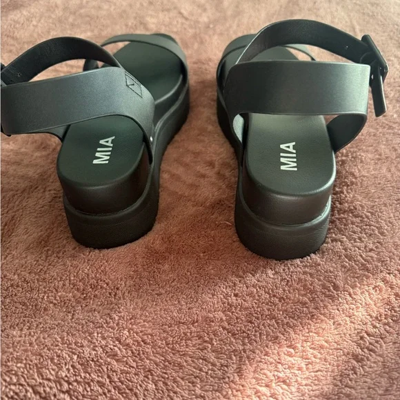 MIA Black Women's Sandals - Picture 3 of 5